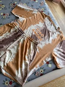 Cute Tie-Dye Pajama Set