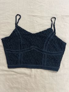 Cropped Lace Cami Top