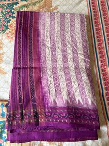 Purple Ikat Saree