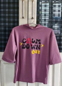Purple Graphic T-Shirt