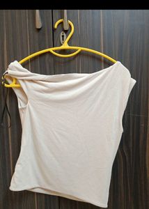 Women Twist Detailed One Shoulder Top