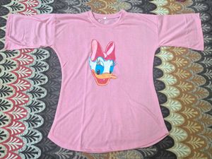 Pink Daisy Duck Tee