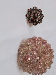 One Diamond Bracelet And 1adjustable Ring...