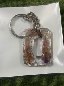 Resin Starburst Earrings with 1 keychain