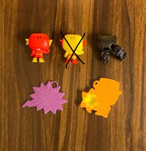 Marvel Superhero Figurines - Set of 4