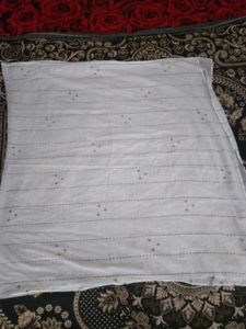 Elegant White Dupatta