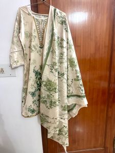 Summer cotton  Elegant Printed Kurta set