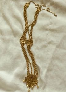 ruby and gold long chain combo