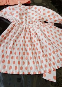 Girls Frock With Over Coat