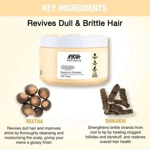 Nykaa Naturals Reetha &amp; Shikakai Hair Mask
