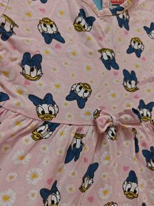 BabyHug Pink Daisy Duck Dress