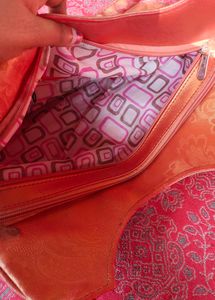 Women orange Handbags