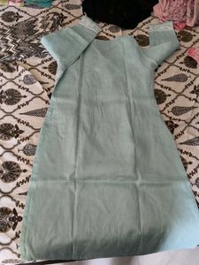 pure cotton embroidery kurti