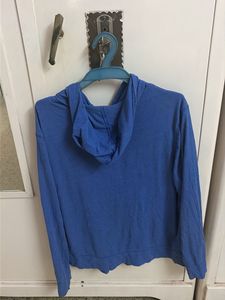 Blue Zip-Up Hoodie