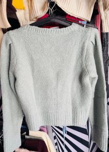 Light Green Knit Sweater
