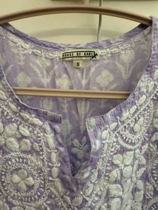 Chikankari Kurti 💜