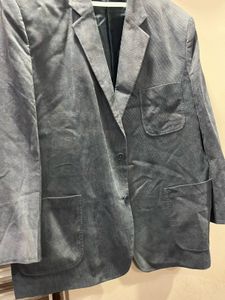 men’s grey blazor
