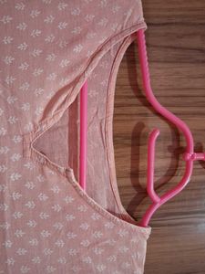 Pretty Pink Printed Kurta