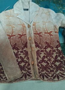 Floral Pattern Cardigan