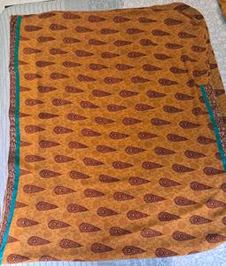 Printed saree with blouse