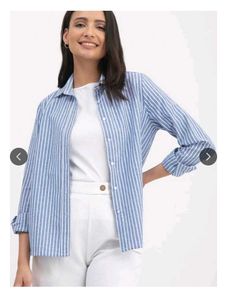 Fablestreet Striped Linen Shirt