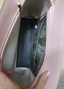 light pink shoulder/sling bag