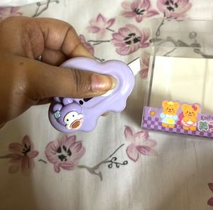 Cute Purple Mini Utility Knife