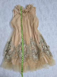 zara Elegant Tulle Embroidered Dress bust 34/36