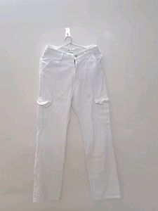 Zara White Jeans