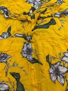 Sunshine Floral Off-the-Shoulder Maxi Dress with B