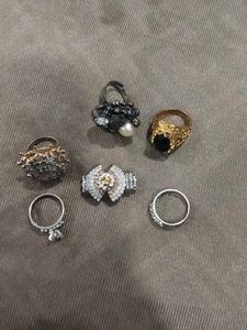 Assorted Fashion Rings Bundle
