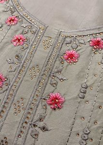 Embroidered Kurta Fabric (Unstitched)