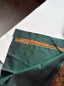 Pure Silk Banarasi Katan Saree &amp; unstitched blouse