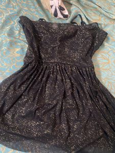 Sparkly Black Mini Dress