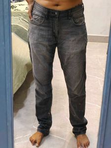 Stylish Grey Wash Jeans
