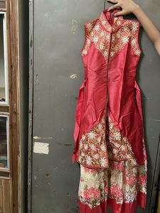 Girls Embroidered Kurti with Palazzo
