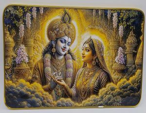Golden Framed Wall Decor 2pc