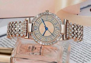Rose Gold Women's Watch Sparkling Rhinestone Watc