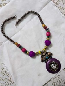 Bohemian Beaded Statement Necklace