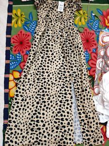 Leopard Print Maxi Dress