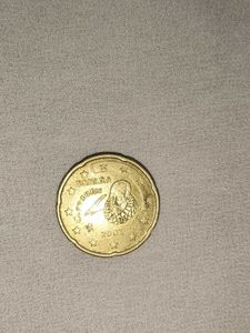 Spanish 2002 20 Cent Coin