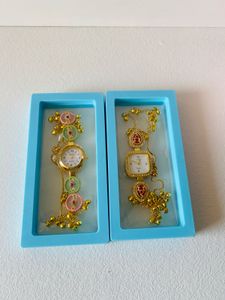 Unique Gold Watch Bracelet (rakhi )