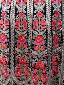 Black Heavy Embroidered Anarkali Gown