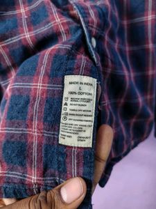 Levi's checked shirt (double side)