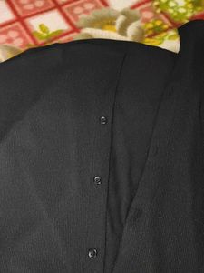Men's Classic Black Long Sleeve Shirt