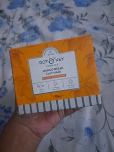 Dot & Key Mango Detan Clay Mask | half used