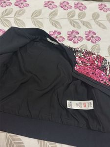 Sparkling Sequin Bomber Jacket