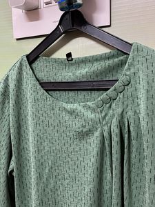 Elegant Mint Green Textured Top