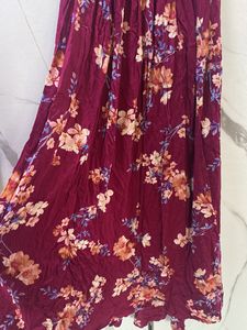Long Dark Pink Gown