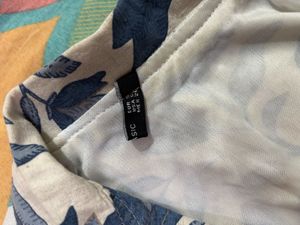 ZARA Basic Floral Printed Shirt